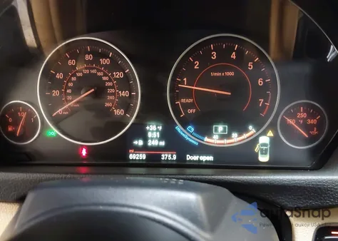 2014 BMW 435I z USA, uszkodzony, nr VIN WBA3T3C5XEJ876604